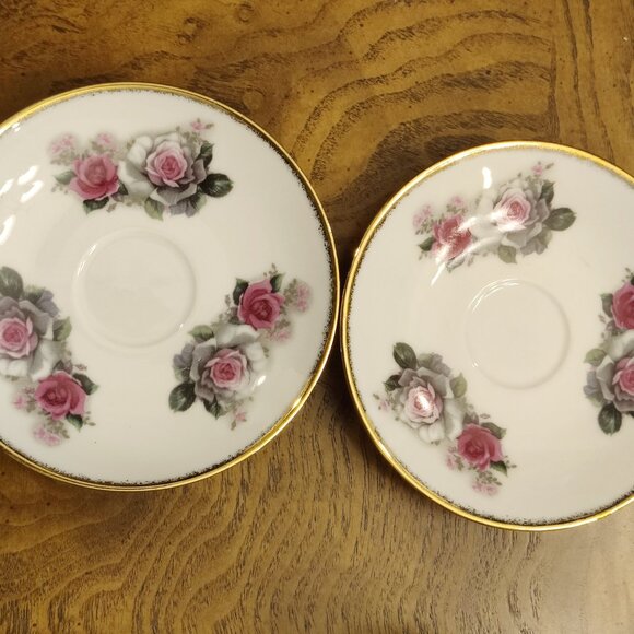 Set of 2 Vintage Demi Tasse Espresso Cups, gold gilded - Picture 5 of 11